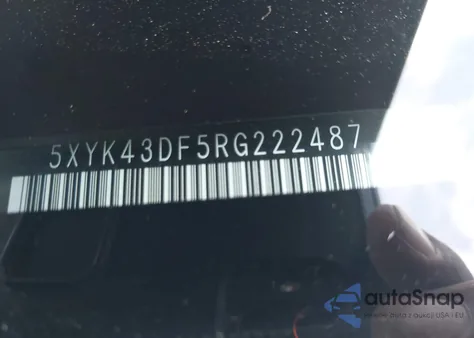 2024 Kia Sportage Sx из США, поврежденный, VIN 5XYK43DF5RG222487